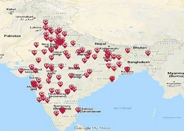 Indira IVF Center Map